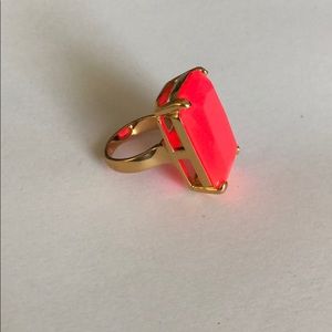 Kate Spade Pink rectangle ring